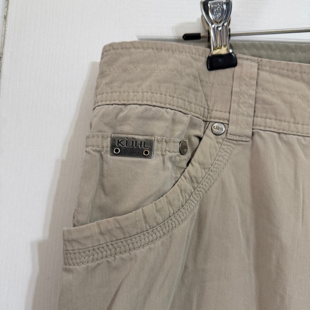 Kuhl Mens Kontra Air Pant Gary light khaki lightweight hiking nylon 36X30 - Picture 9 of 13